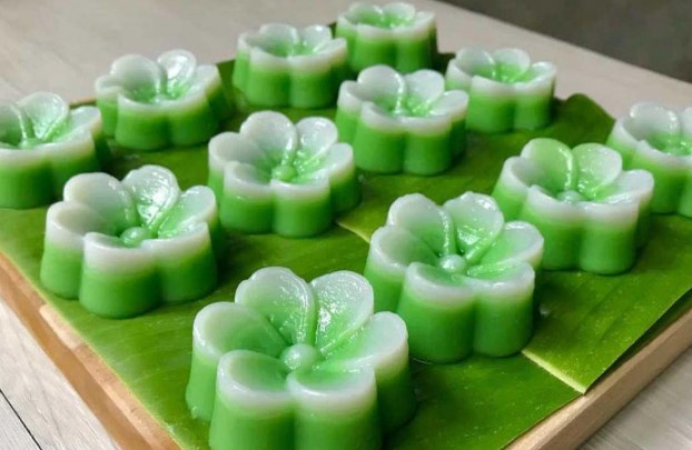 Kue Talam Hijau Pandan